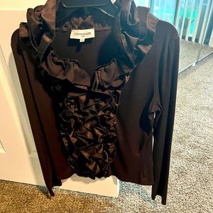 Ruffled cotton top